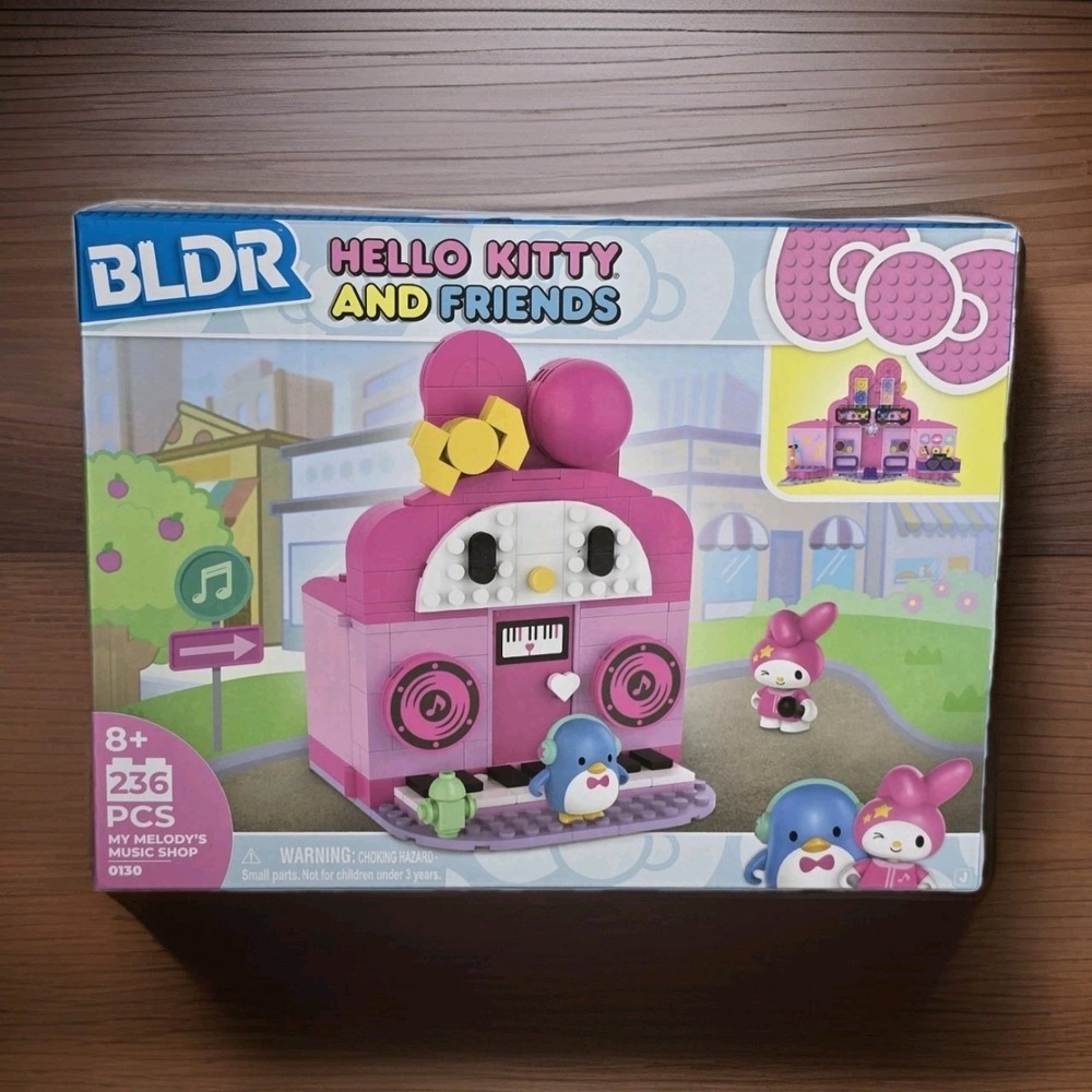 BLDR Hello Kitty and Friends Series My Melody's Music Shop 0130 New Sealed